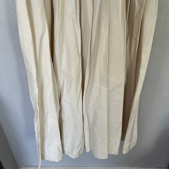 Future Collective Dress Women's 12 Strappy Cream Fit Flare Midi Reese Blutstein - Picture 7 of 13